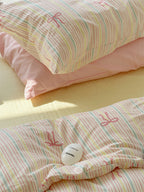 Pastel Ribbon Bliss Bedding Set - Bedding