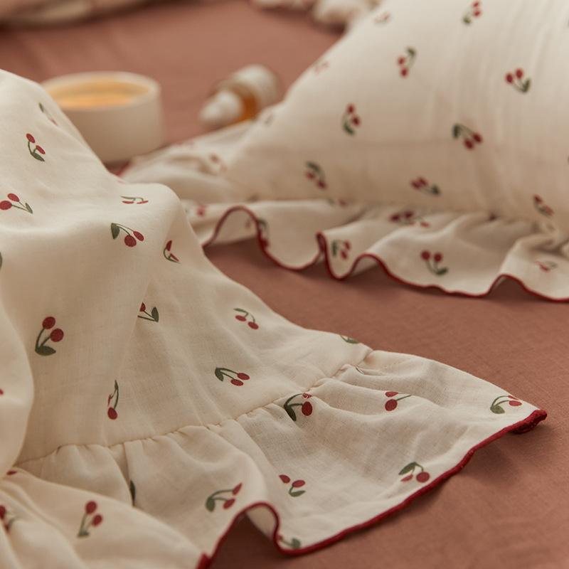 Cottagecore Ruffled Cozy Bedsheet Set - Bedding