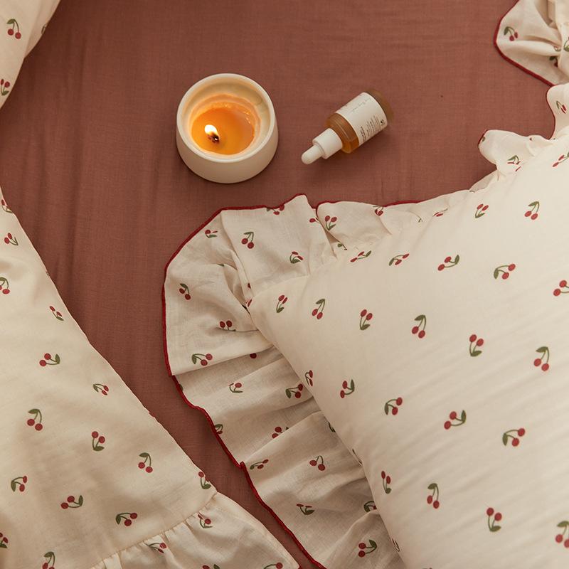 Cottagecore Ruffled Cozy Bedsheet Set - Bedding