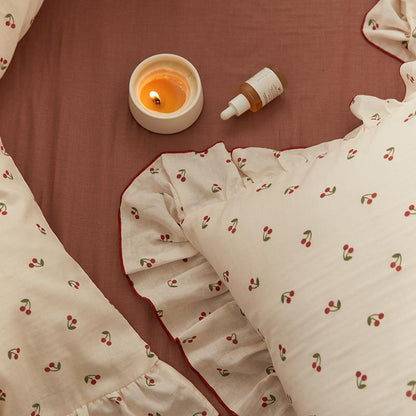 Cottagecore Ruffled Cozy Bedsheet Set - Bedding