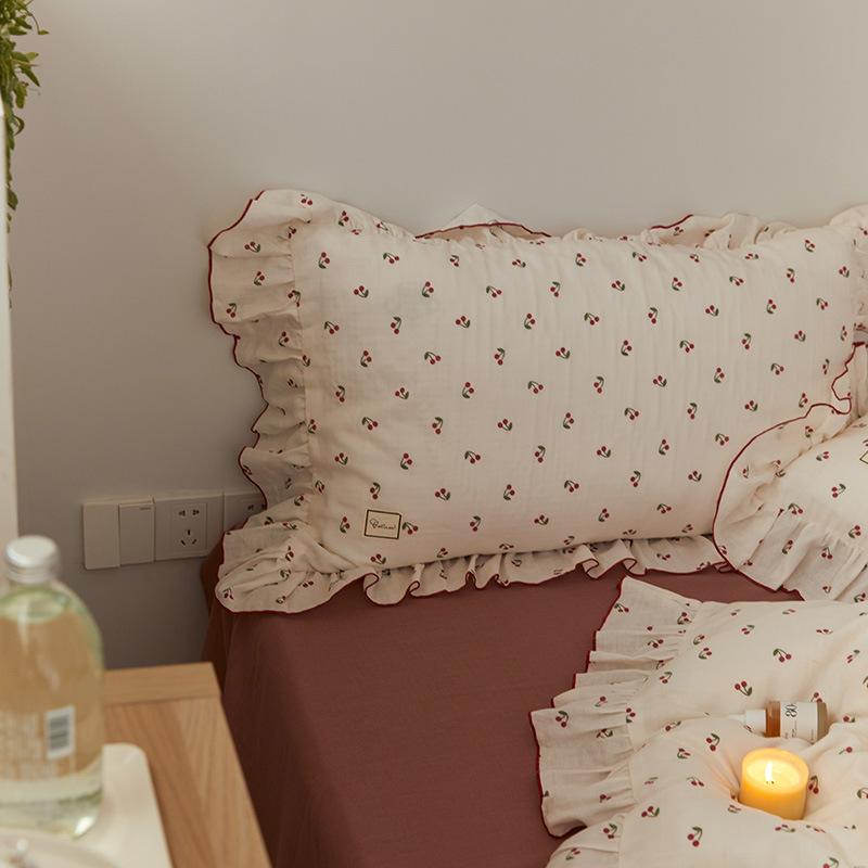 Cottagecore Ruffled Cozy Bedsheet Set - Bedding