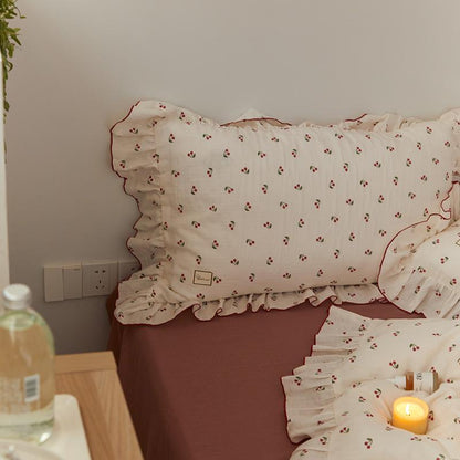 Cottagecore Ruffled Cozy Bedsheet Set - Bedding