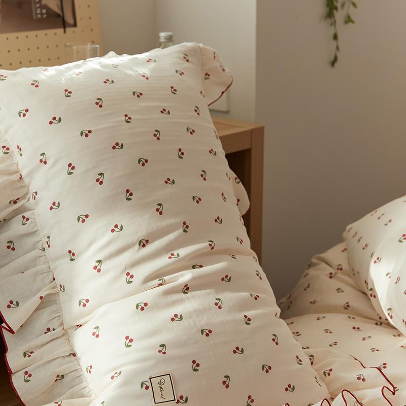 Cottagecore Ruffled Cozy Bedsheet Set - Bedding