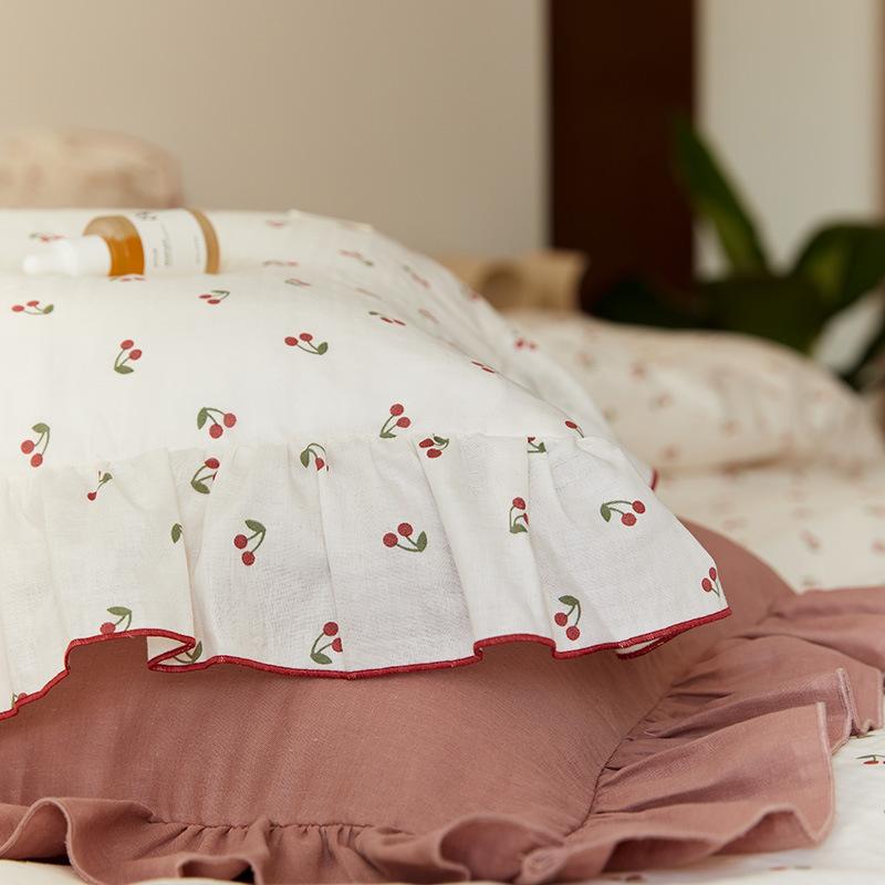 Cottagecore Ruffled Cozy Bedsheet Set - Bedding