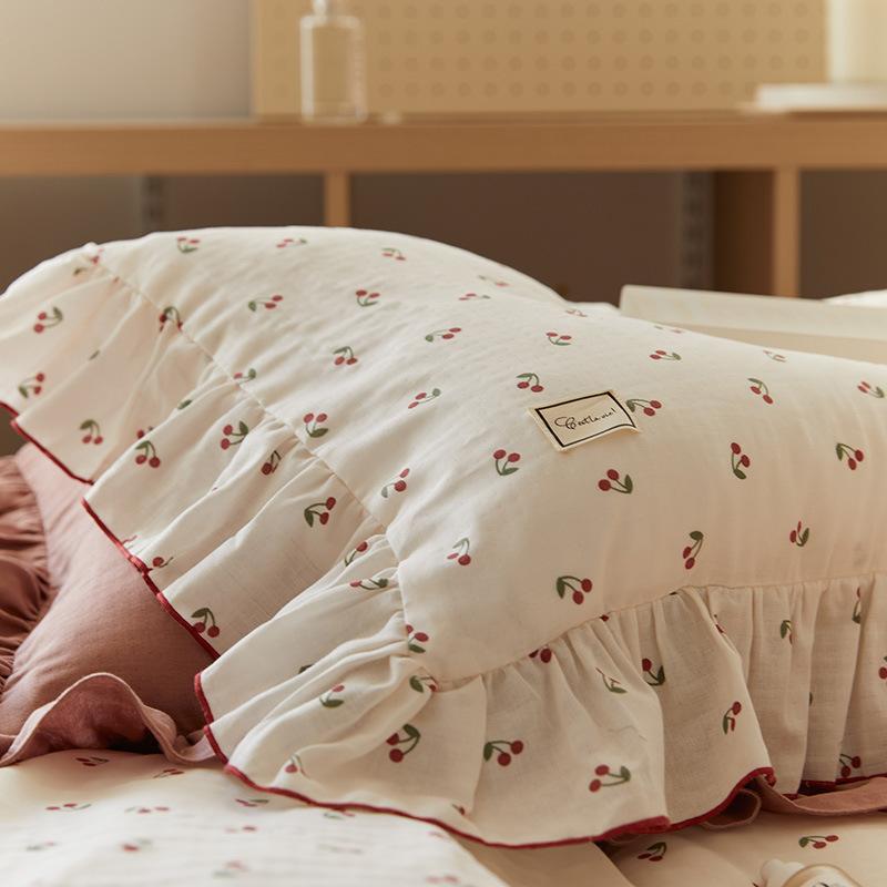 Cottagecore Ruffled Cozy Bedsheet Set - Bedding