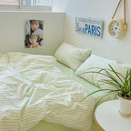 Refreshing Stripes Lime Green Bedding Set - Bedding