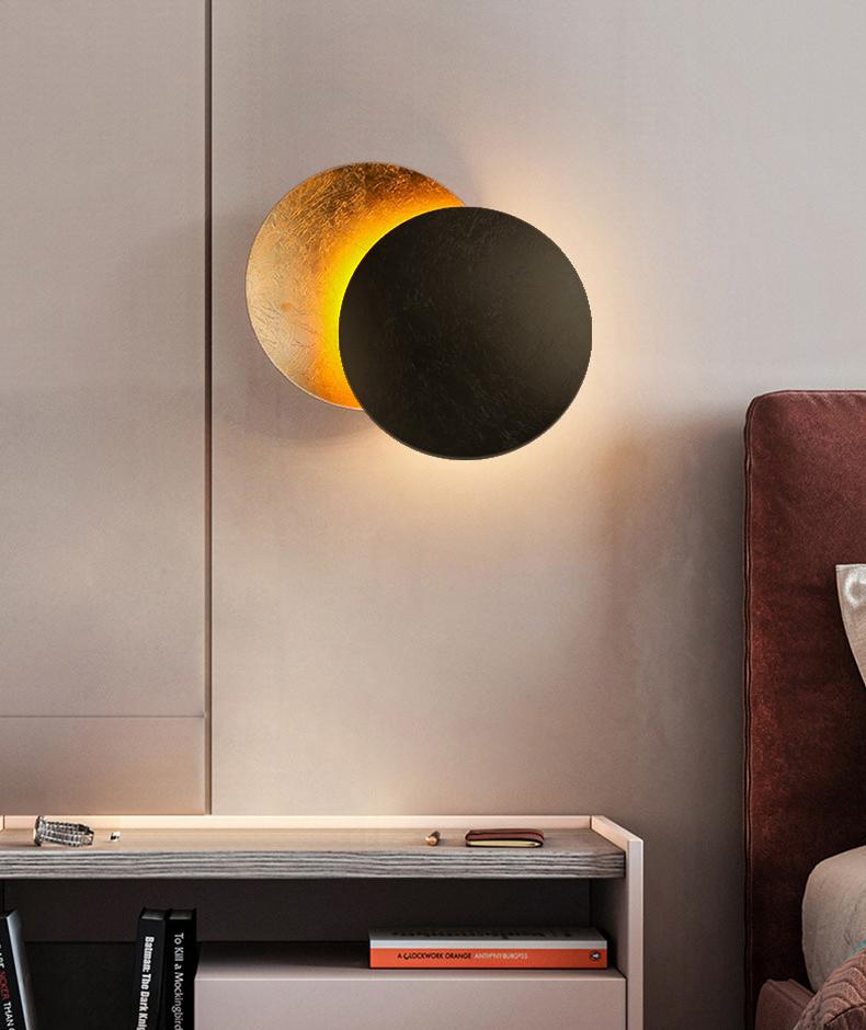 Creative Rotatable Moon Phase Wall Lamp - Lighting