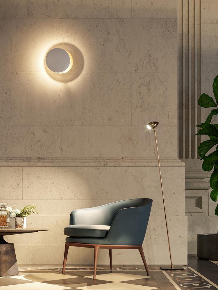 Creative Rotatable Moon Phase Wall Lamp - Lighting