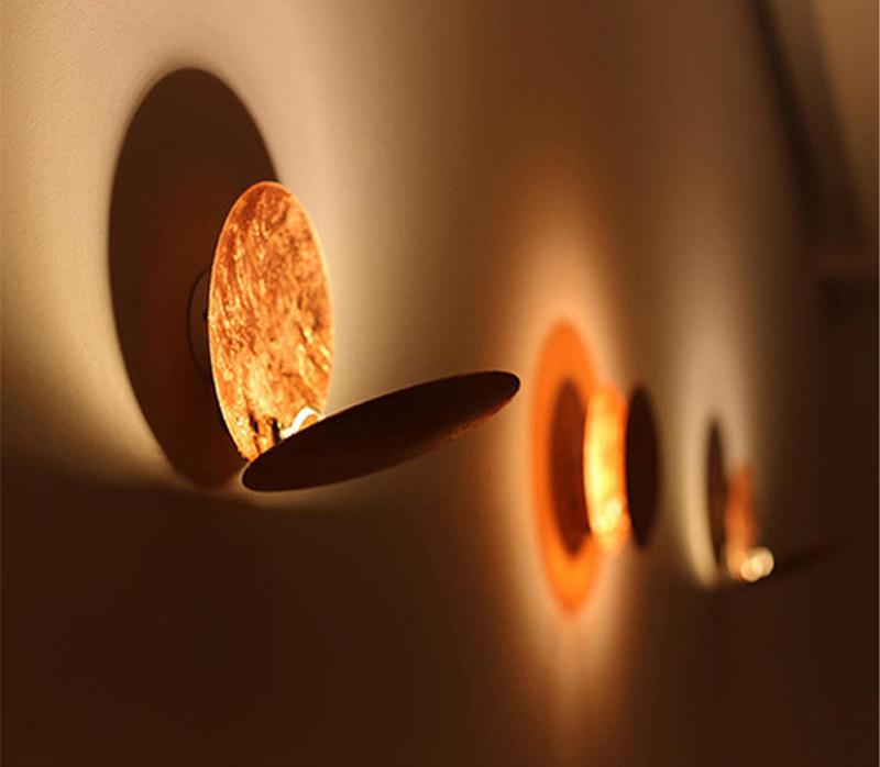 Creative Rotatable Moon Phase Wall Lamp - Lighting