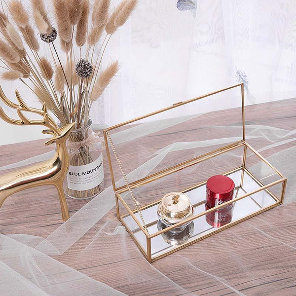 Dust Proof Glass Jewelry Box - Starhauz.com