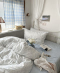 Whispering Blooms Soft Blue Bedding - Bedding