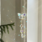 Butterfly & Dragonfly Crystal Suncatcher