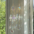 Dreamy Snowflake Crystal Suncatcher