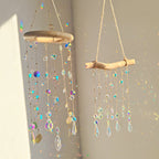 Sun & Moon Crystal Suncatcher