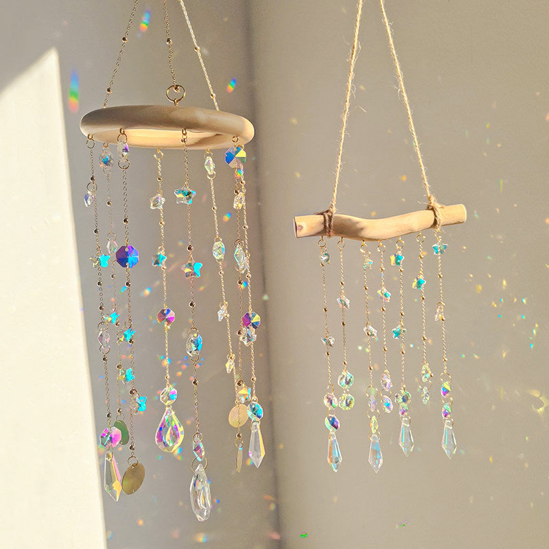 Sun & Moon Crystal Suncatcher