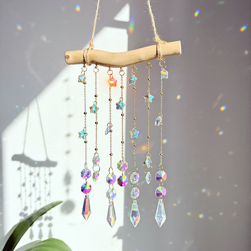 Sun & Moon Crystal Suncatcher