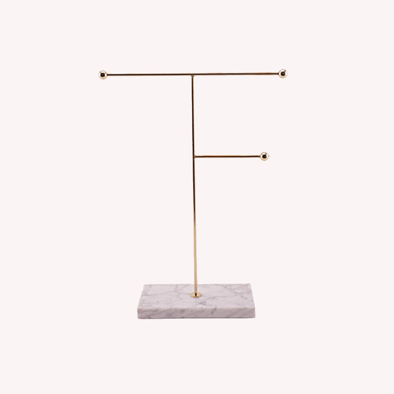 Golden Marble Jewelry Display Stand - Starhauz.com