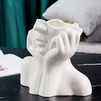 Handmade Body Art Ceramic Vase - Starhauz.com
