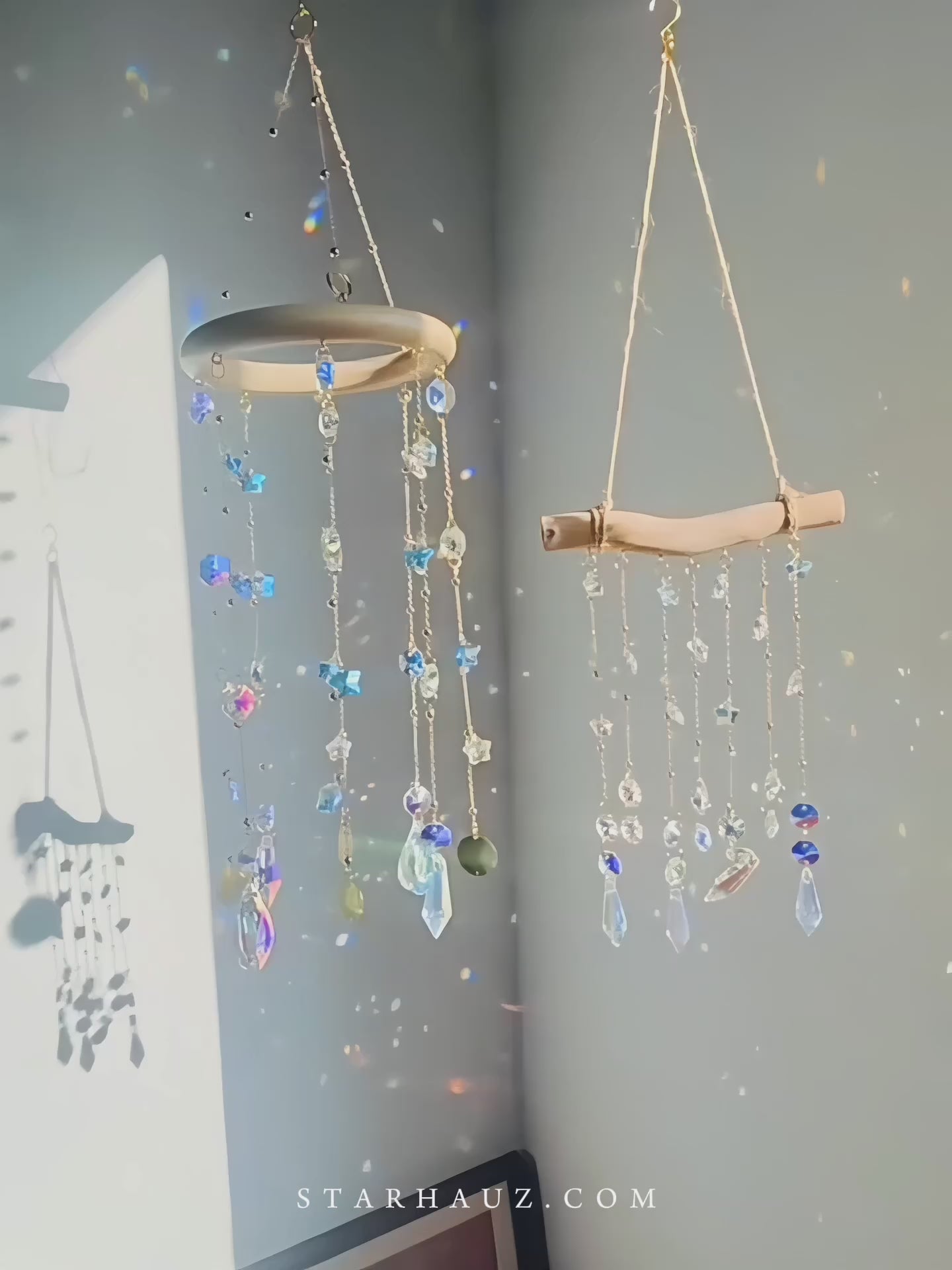 Sun & Moon Crystal Suncatcher