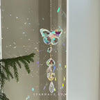 Butterfly & Dragonfly Crystal Suncatcher