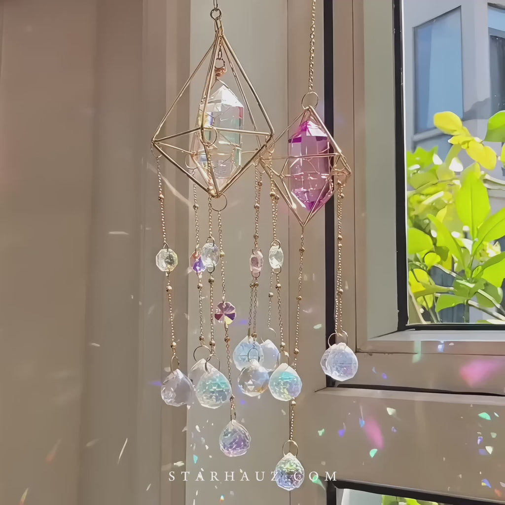 Large Dreamy Crystal Suncatcher