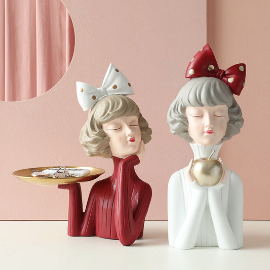 Mischievous Girl Sculpture Ornaments - Starhauz.com