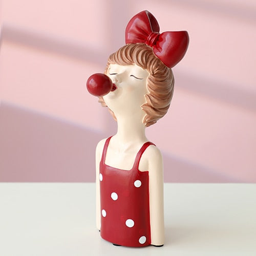 Mischievous Girl Sculpture Ornaments - Starhauz.com