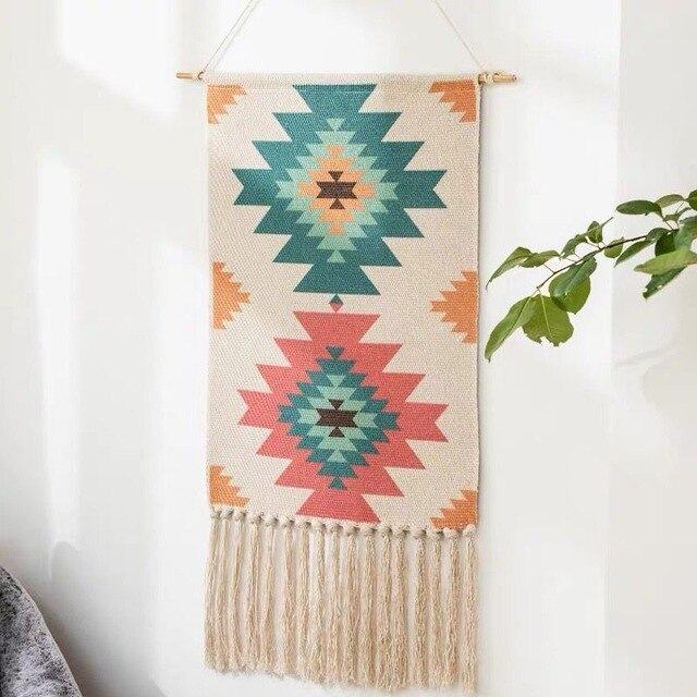 Macramé Geometric Tassel Tapestry - Starhauz.com
