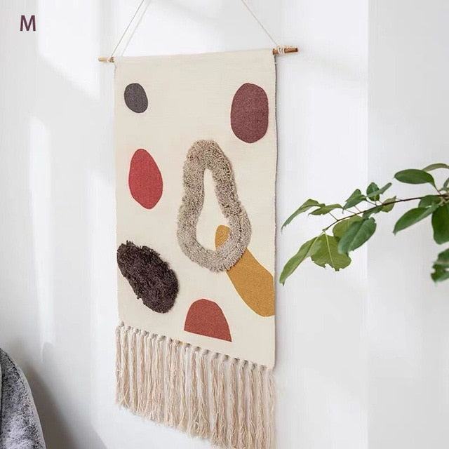 Macramé Geometric Tassel Tapestry - Starhauz.com
