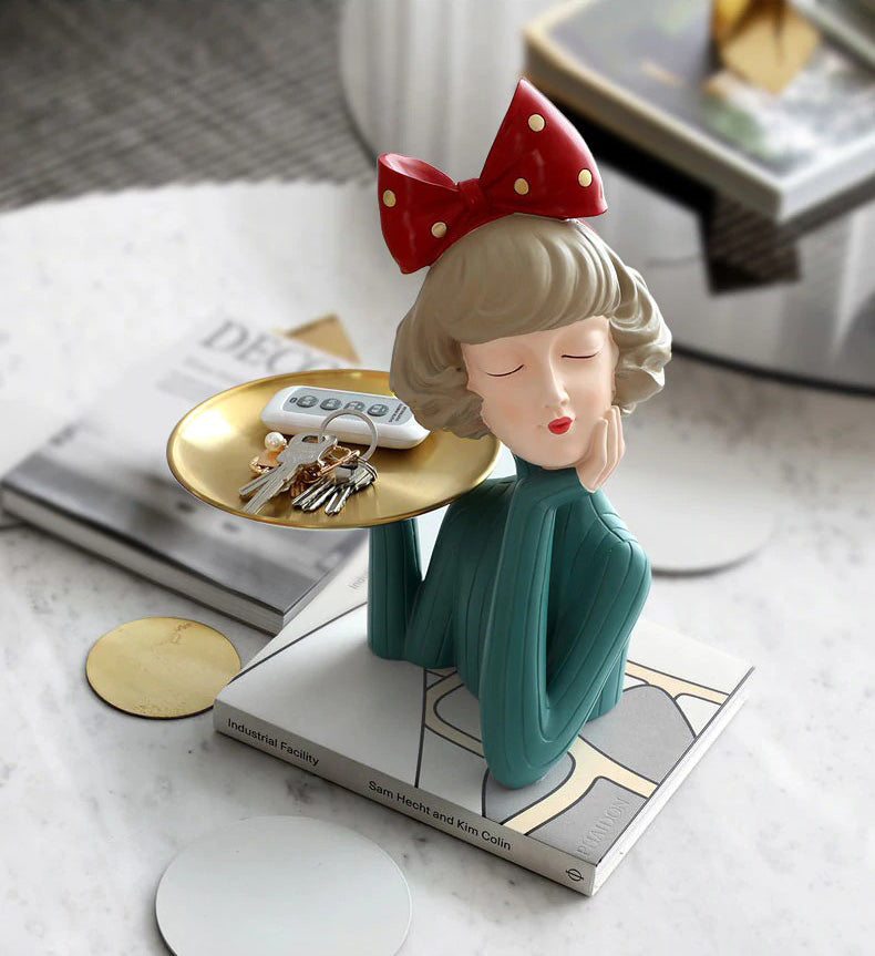 Mischievous Girl Sculpture Ornaments - Starhauz.com