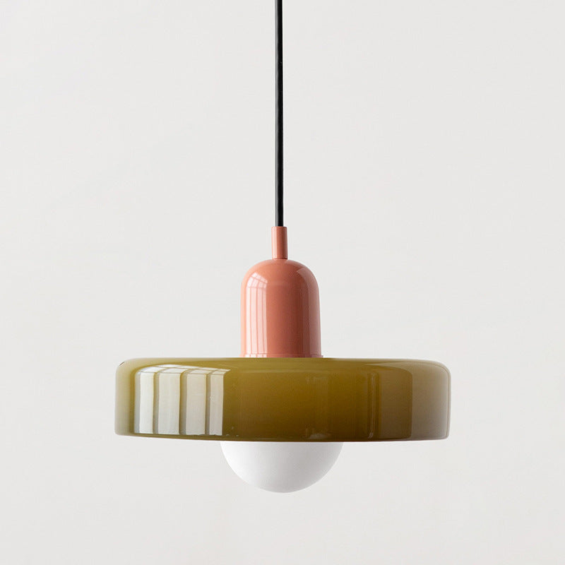 Retro Glass Pendant Light - Lighting