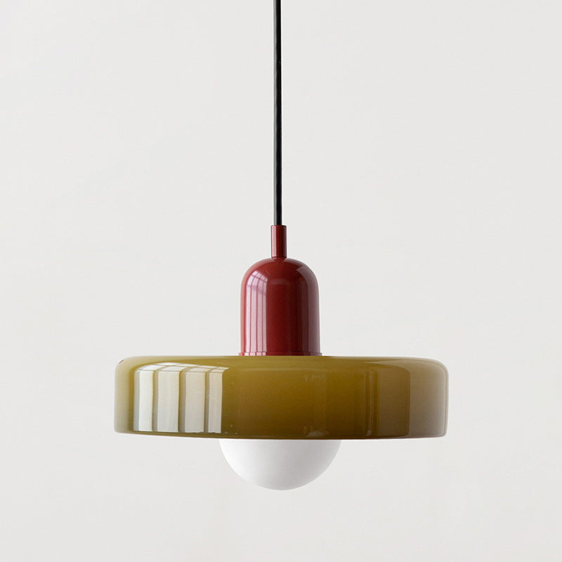 Retro Glass Pendant Light - Lighting