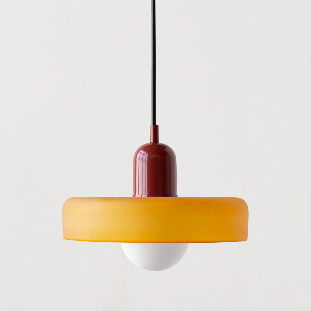 Retro Glass Pendant Light - Lighting