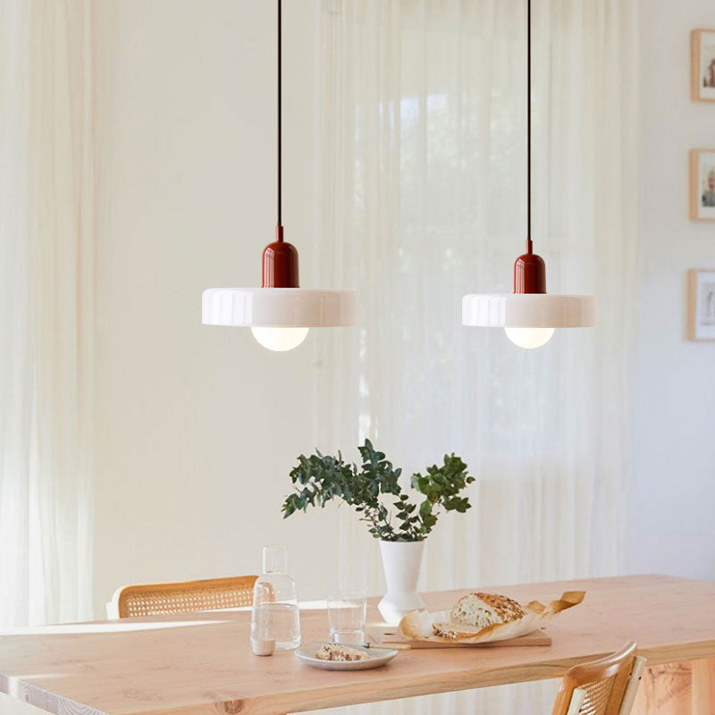 Retro Glass Pendant Light - Lighting