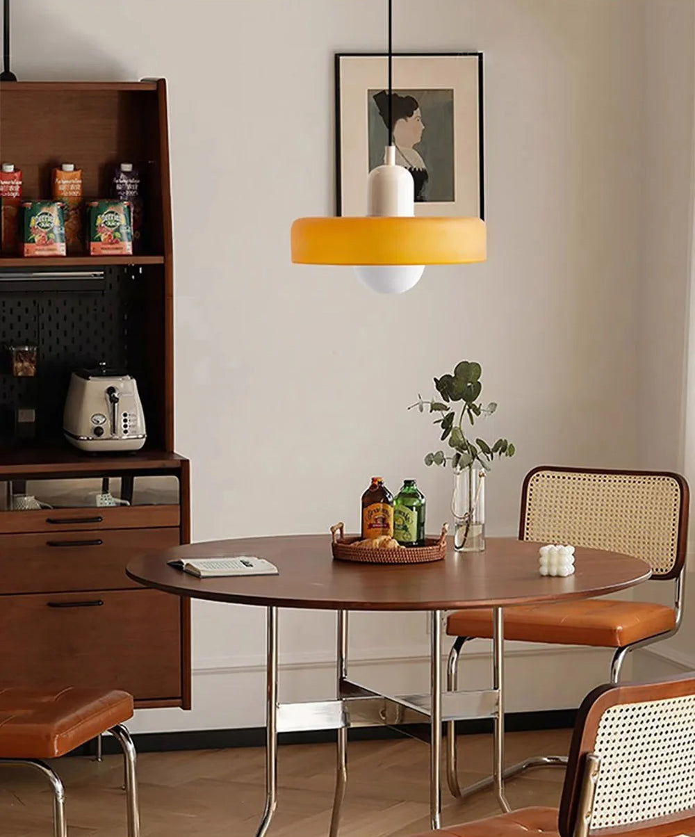 Retro Glass Pendant Light - Lighting