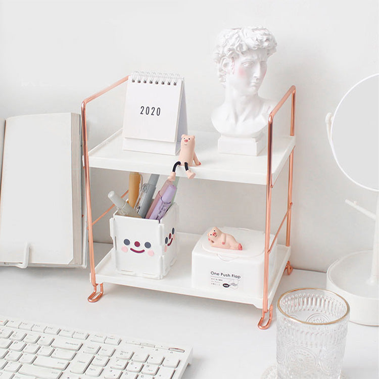 Rose Gold Desk Rack - Starhauz.com