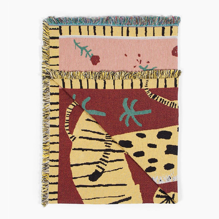 The Wild Leopard & Tiger Blanket - Starhauz.com