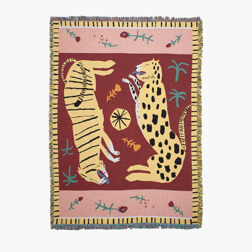 The Wild Leopard & Tiger Blanket - Starhauz.com