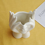 The Shy Face Ceramic Vase - Starhauz.com