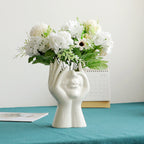 The Shy Face Ceramic Vase - Starhauz.com