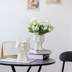 The Shy Face Ceramic Vase - Starhauz.com