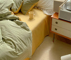 Two Toned Morandi Color Bedsheet Set - Bedding