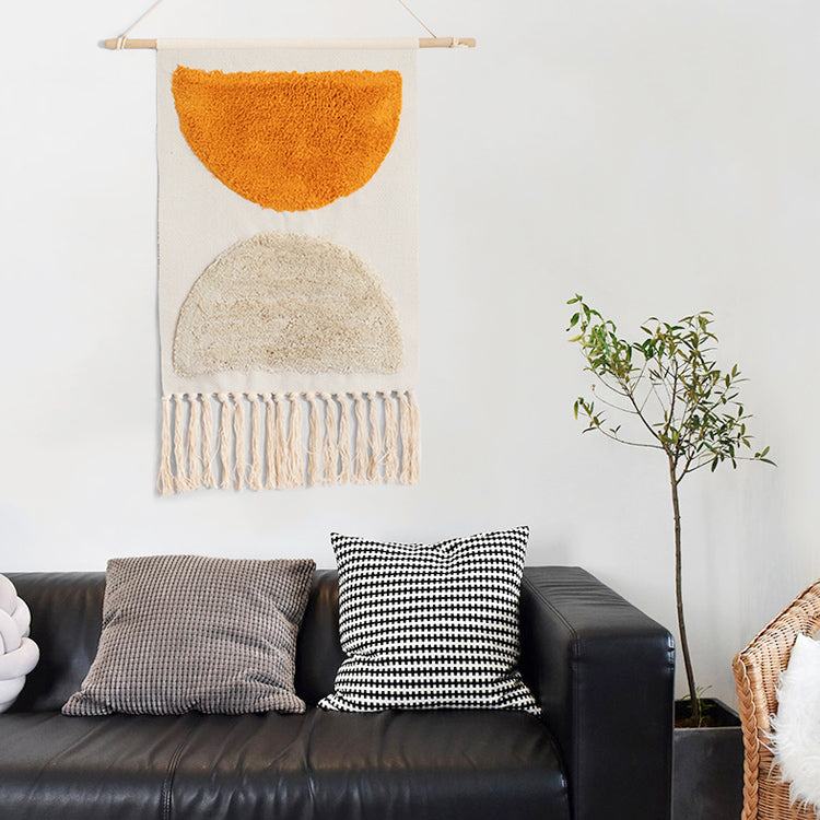 Macramé Geometric Tassel Tapestry - Starhauz.com