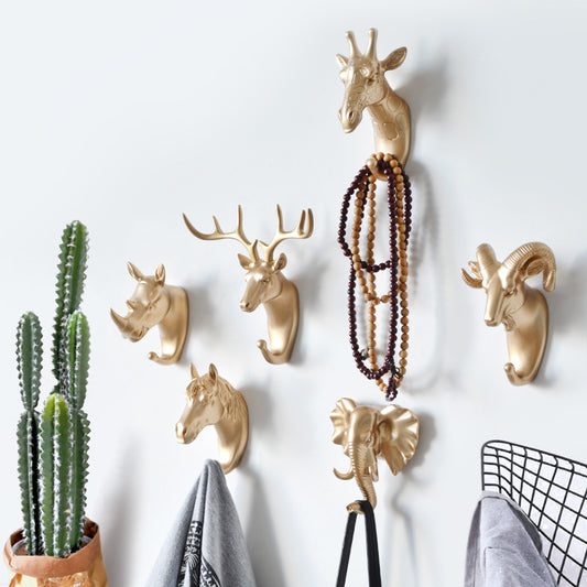 Decorative Animal Head Wall Hook - Starhauz.com