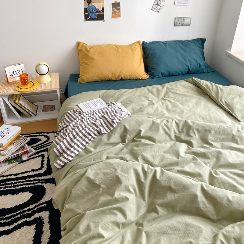 Earthy Color Combo Bedsheet Set - Starhauz.com