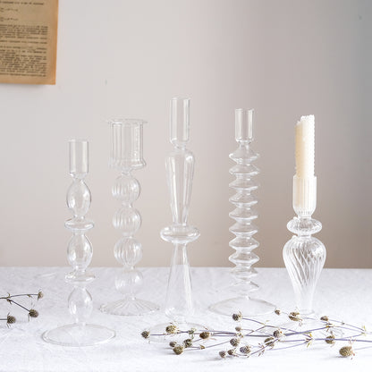 Danish Pastel Colorful Layered Candle Stick - Starhauz.com