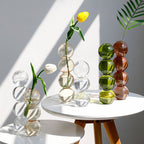 Retro Glass Spherical Colorful Vase - Starhauz.com
