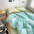 Aesthetic Pastel Color Combo Bedsheet Set - Starhauz.com