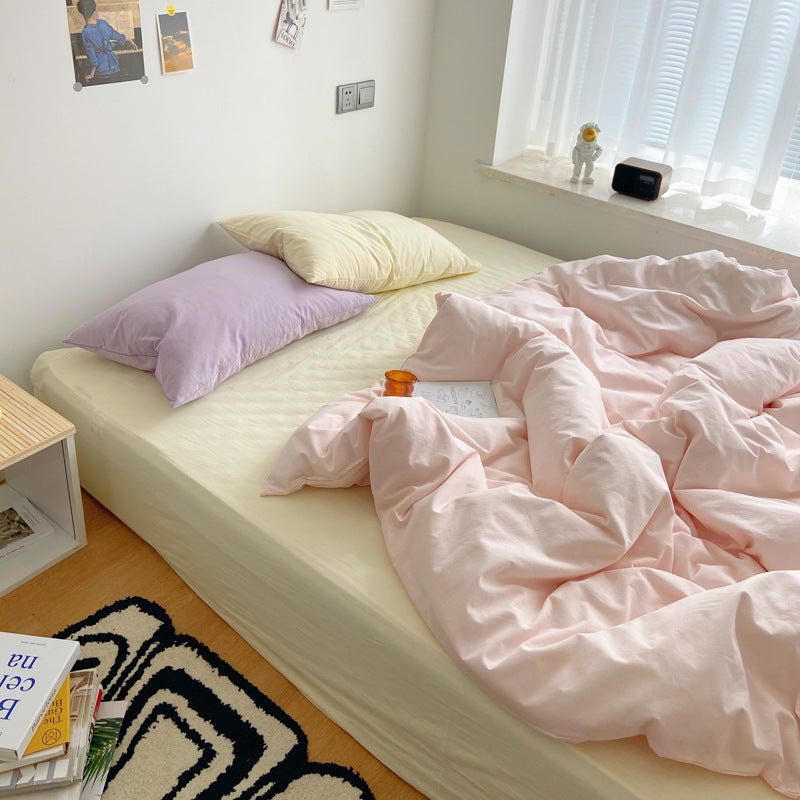 Aesthetic Pastel Color Combo Bedsheet Set - Starhauz.com
