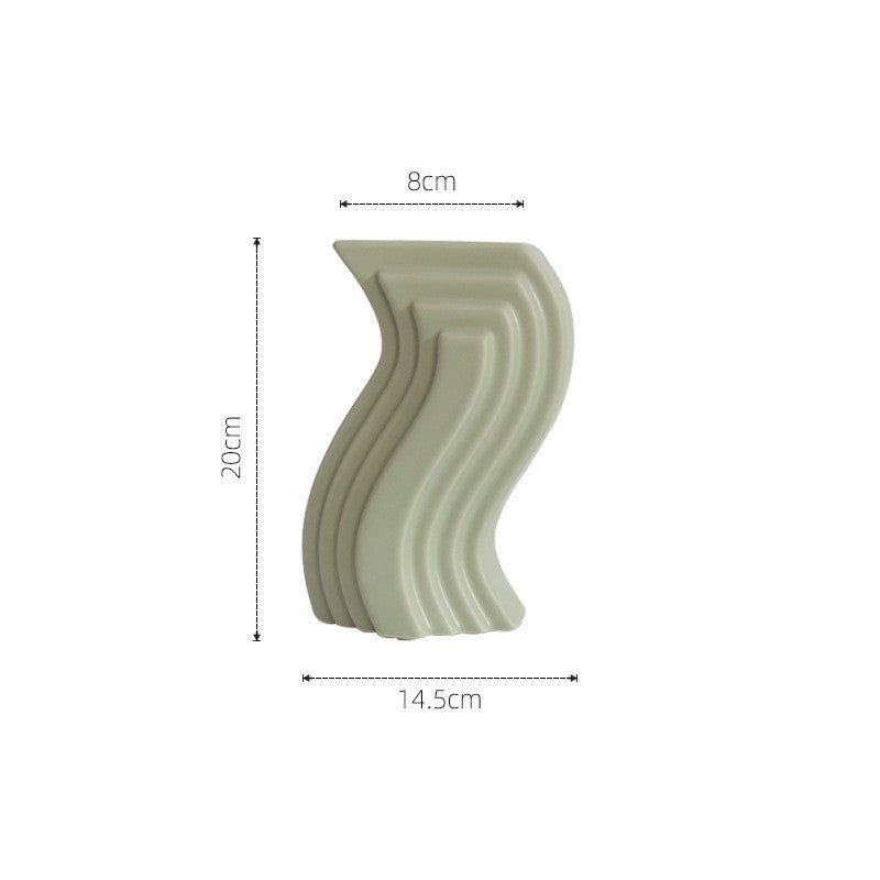 Nordic Pottery Flower Vase Table Décor - Starhauz.com